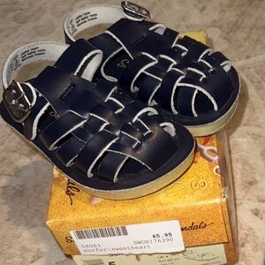 Navy Kids Sandals